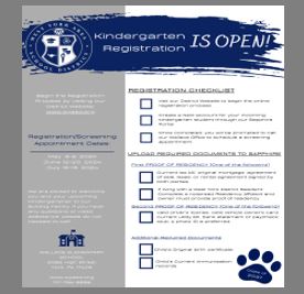  Kindergarten Registration Checklist
